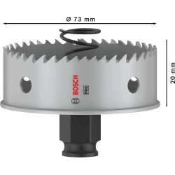 Боркорона PRO Sheet Metal PC Plus, 73 mm, 2608594464, BOSCH