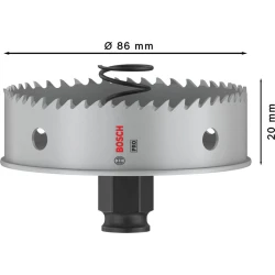 Боркорона PRO Sheet Metal PC Plus, 86 mm, 2608594468, BOSCH