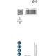 Spring for PRO Sheet Metal PC Plus Hole Saws, 2бр, 2608594475, BOSCH