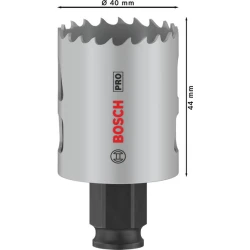 Боркорона PRO Multi Material PC Plus, 40 mm, 24бр, 2608594482, BOSCH