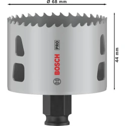 Боркорона PRO Multi Material PC Plus, 68 mm, 8бр, 2608594485, BOSCH