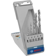 Бургии за дърво комплект PRO Wood HSS, 5бр, 2608595525, BOSCH