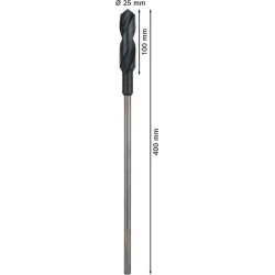Кофражно свредло PRO Wood HSS Installation, ∅25x100x400 mm, 2608597169, BOSCH