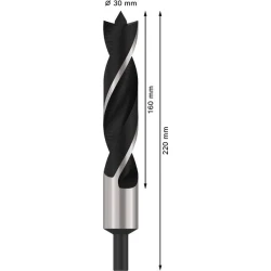 Бургия за дърво самоцентрираща се PRO Wood, Ø30x160x220 mm, 2608597208, BOSCH