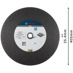Композитен диск за рязане PRO Metal, 400 x 3,2 x 25,4 mm, 2608600544, BOSCH