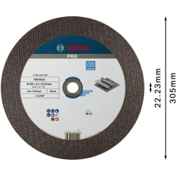 Композитен диск за рязане PRO Metal, 300 x 3,2 x 22,23 mm, 2608600649, BOSCH