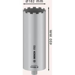 Боркорона за мокро пробиване PRO Core Cutter wet, 182 x 450 mm, 1 1/4" UNC, 2608601800, BOSCH