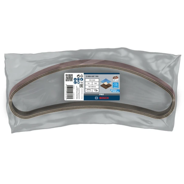 Лентова шкурка PRO X440, 100 x 690 mm, G40, 10бр, 2608607199, BOSCH