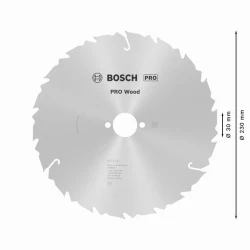 Диск за циркуляр PRO Wood, 230x2,4x30mm, z=18, 608640804, BOSCH