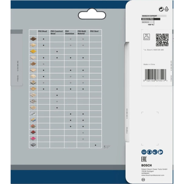 Диск за циркуляр PRO Wood, 150x2,4x20mm, z=12, 2608641169, BOSCH