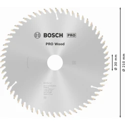 Диск за циркуляр PRO Wood, 210x2,8x30mm, z=60, 2608641190, BOSCH