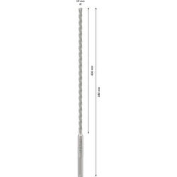 Свредло за перфоратор PRO SDS max-4, 12 x 400 x 540 mm, 2608706846, BOSCH