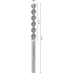 Свредло за перфоратор PRO SDS max-4, 24 x 200 x 320 mm, 2608833963, BOSCH