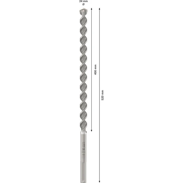 Свредло за перфоратор PRO SDS max-4, 24 x 400 x 520 mm, 2608833964, BOSCH
