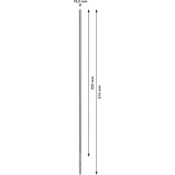Свредло за перфоратор PRO SDS plus-5X, 10 x 550 x 610 mm, 2608836618, BOSCH