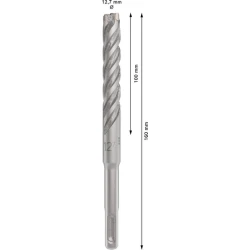 Свредло за перфоратор PRO SDS plus-5X, 12,7 x 100 x 160 mm, 2608836622, BOSCH