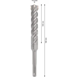 Свредло за перфоратор PRO SDS plus-5X, 17,5 x 100 x 160 mm, 2608836630, BOSCH