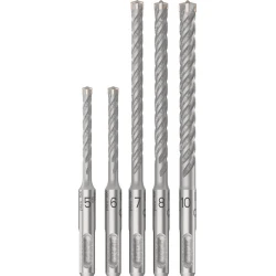 Комплект свредла за перфоратор PRO SDS plus-5X 5.5/6/7/8/10 mm, 5бр, 2608837138, BOSCH