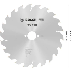 Диск за циркуляр PRO Wood, 216x2,6x30mm, z=22, 2608838410, BOSCH