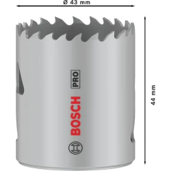 Боркорона PRO Multi Material, 43 mm, резбована, 2608901509, BOSCH