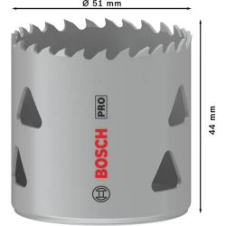 Боркорона PRO Multi Material, 51 mm, резбована, 2608901513, BOSCH
