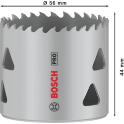 Боркорона PRO Multi Material, 56 mm, резбована, 2608901516, BOSCH