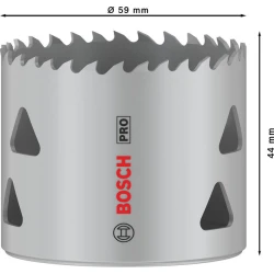 Боркорона PRO Multi Material, 59 mm, резбована, 2608901518, BOSCH
