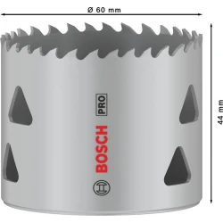 Боркорона PRO Multi Material, 60 mm, резбована, 2608901519, BOSCH