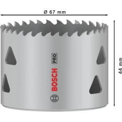 Боркорона PRO Multi Material, 67 mm, резбована, 2608901522, BOSCH