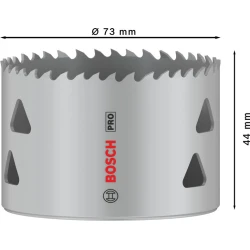 Боркорона PRO Multi Material, 73 mm, резбована, 2608901525, BOSCH