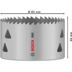 Боркорона PRO Multi Material, 83 mm, резбована, 2608901528, BOSCH