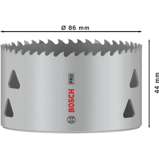 Боркорона PRO Multi Material, 86 mm, резбована, 2608901529, BOSCH
