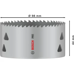 Боркорона PRO Multi Material, 98 mm, резбована, 2608901533, BOSCH