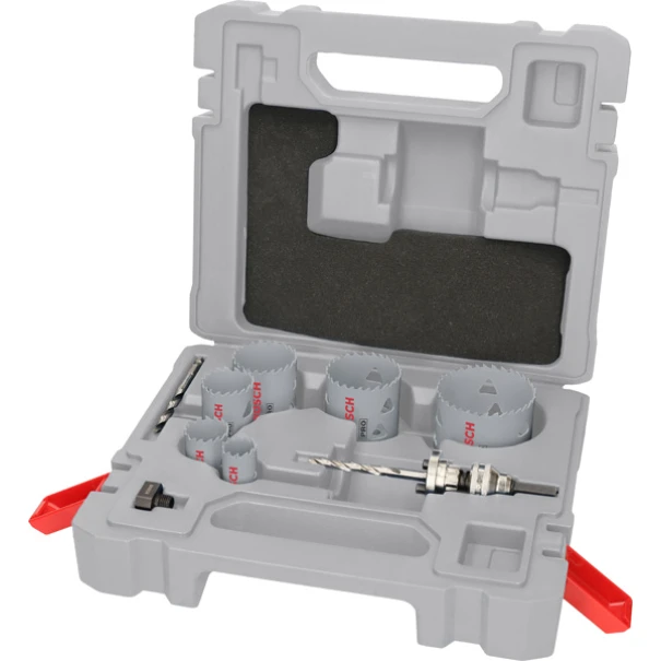 Комплект боркорона PRO Multi Material, дорник Q-Lock, 15бр, 2608901548, BOSCH