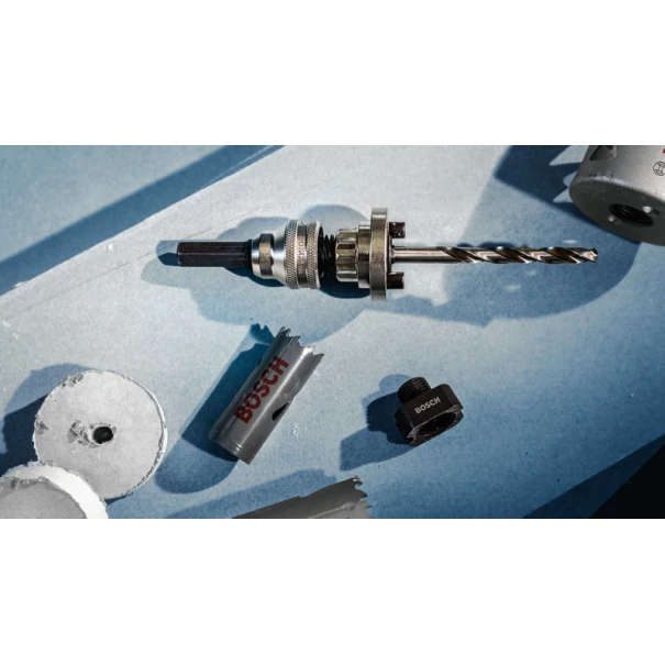 Комплект боркорона PRO Multi Material, дорник Q-Lock, 15бр, 2608901548, BOSCH