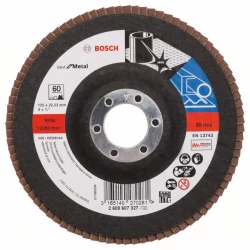 Диск ламелен за ъглошлайф X571, for Metal Ø125mm; G= 60, прав, 2608607327, BOSCH