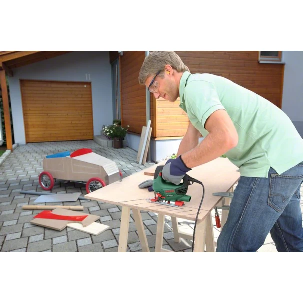 Трион прободен с махаловидно движение PST 800 PEL+ 10 аксесоара, 530 W, 06033A0101, BOSCH