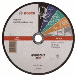 Диск за рязане, прав, Rapido ACS 46 V BF, 230mm, 1,9mm, 2608602767, BOSCH