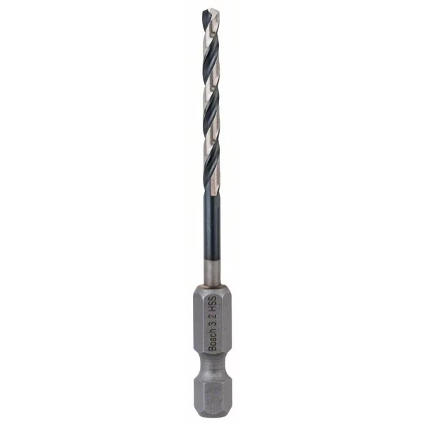Свредло за метал HSS, шестостенна опашка, 3.2x36x75mm, 2608577049, BOSCH
