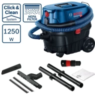 Прахосмукачка промишлена GAS 12-25 PL, 25l, 1350W, 060197C100, BOSCH