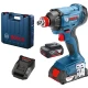 Акумулаторен гайковерт ударен GDX 180-LI, 2x3.0Ah, куфар, 06019G5220, BOSCH