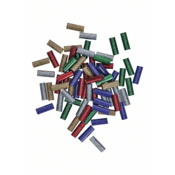 Пръчки лепилни Gluey, блестящ микс 70 бр., 2608002006, BOSCH