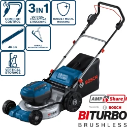 Акумулаторна косачка за трева GRA 18V2-46, SOLO, 06008C8000, BOSCH