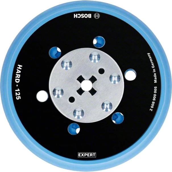 Опорна подложка EXPERT Multihole Universal 125 mm, твърда, 2608900005, BOSCH