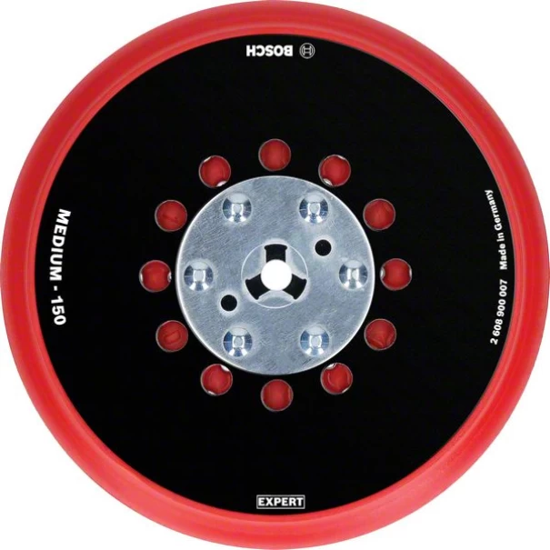 Опорна подложка EXPERT Multihole Universal 150 mm, средна, 2608900007, BOSCH