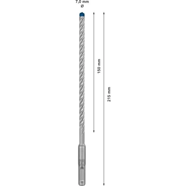 Свредло за перфоратор EXPERT SDS-plus-7Х 7x150x215 mm, 2608900085, BOSCH