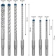 Комплект свредла за перфоратор EXPERT SDS-plus-7Х 5/6/6/8/8/10/12 mm 7бр, 2608900195, BOSCH