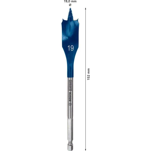 Плоско свредло EXPERT Self Cut Speed 19 x 152 mm, 2608900318, BOSCH