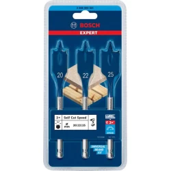 Комплект плоски свредла EXPERT Self Cut Speed 20/22/25 mm 3 бр., 2608900331, BOSCH
