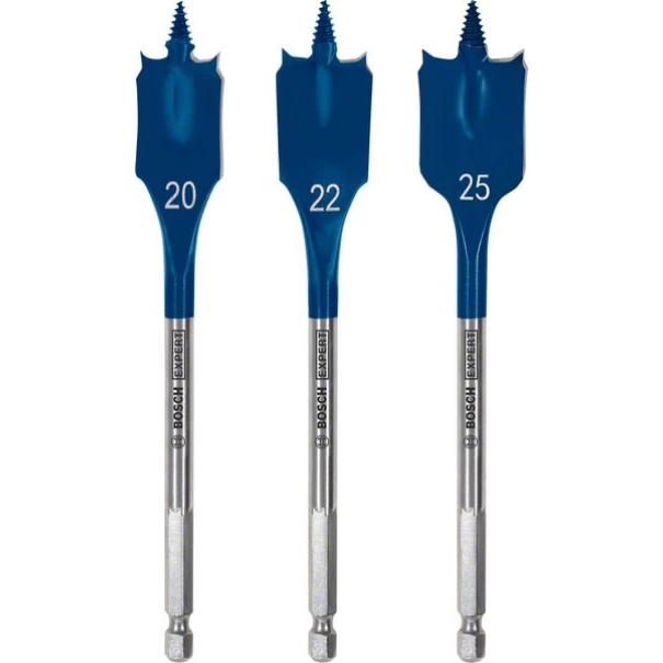 Комплект плоски свредла EXPERT Self Cut Speed 20/22/25 mm 3 бр., 2608900331, BOSCH